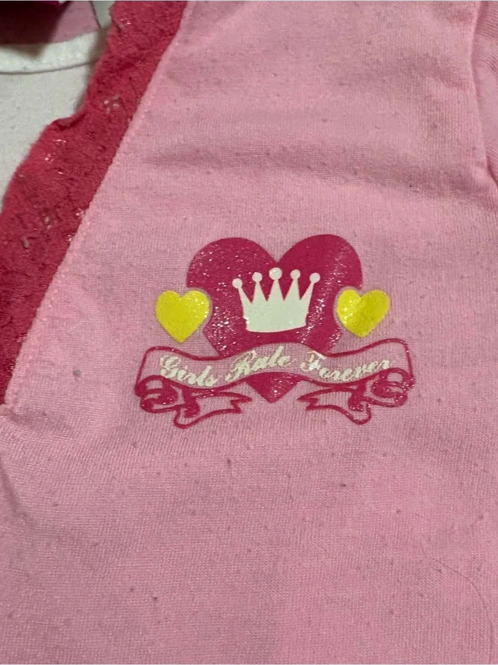 RARE Y2K Nickelodeon Zoey 101 Girls Pajama Top Shirt Size Youth 4/5